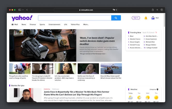 Yahoo Cached Pages